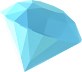 3D Floating Element Diamond